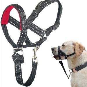 Barkless Head Halter for Dogs. Sz S